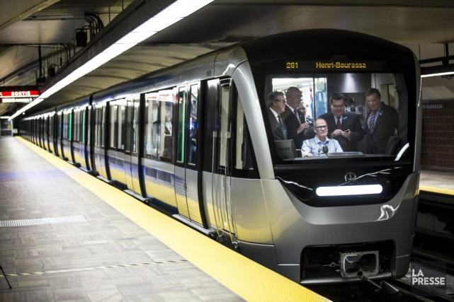 Le premier train Azur officiellement en service dans le métro de Montréal | Jean-François Codère | Montréal
